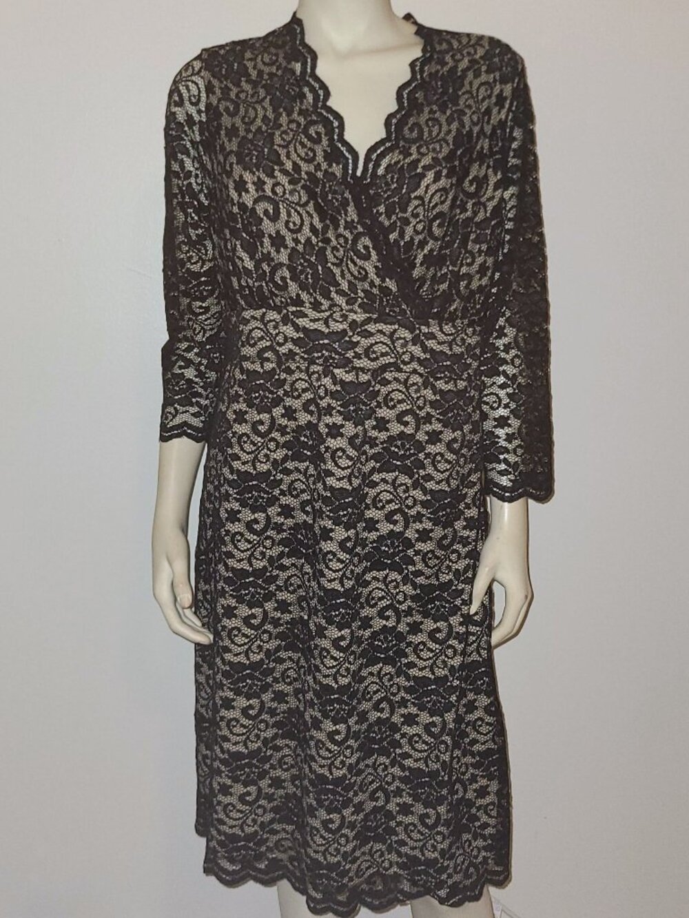 CHARTER CLUB Lace Sheath Dress, Size 0X